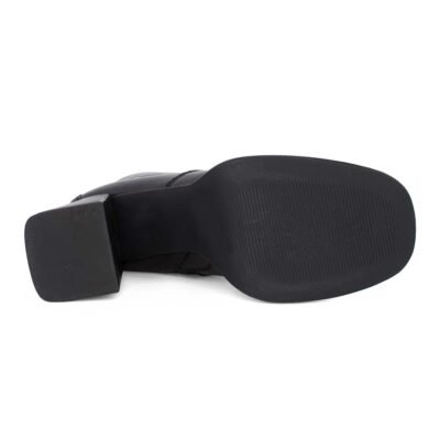 DEI COLLI ΓΥΝΑΙΚΕΙΑ ΔΕΡΜΑΤΙΝΑ ΜΠΟΤΑΚΙΑ ΜΕ ΤΑΚΟΥΝΙ ΚΑΙ ΦΙΑΠΑ 2BEA200 BLACK - Image 4