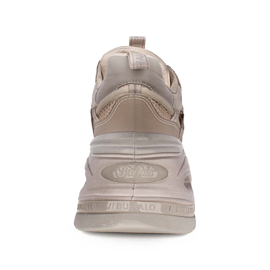 BUFFALO ΓΥΝΑΙΚΕΙΑ SNEAKERS TRIPLET HOLLOW VNTG BEIGE - Image 4