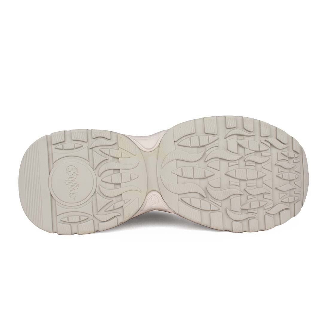 BUFFALO ΓΥΝΑΙΚΕΙΑ SNEAKERS TRIPLET HOLLOW VNTG BEIGE - Image 5
