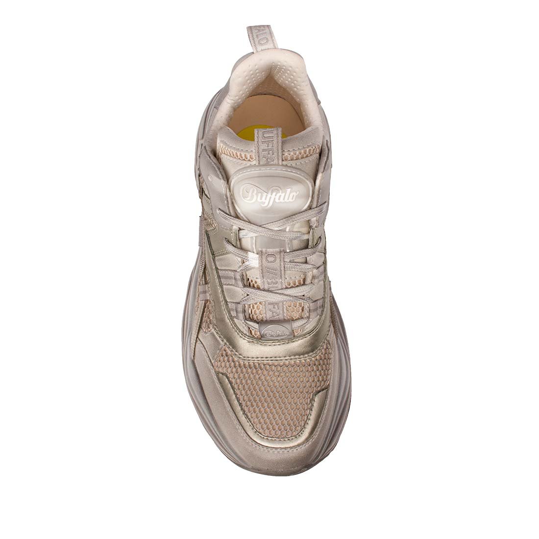 BUFFALO ΓΥΝΑΙΚΕΙΑ SNEAKERS TRIPLET HOLLOW VNTG BEIGE - Image 6