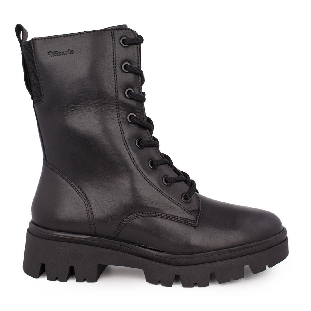 TAMARIS COMFORT ΓΥΝΑΙΚΕΙΑ ΔΕΡΜΑΤΙΝΑ ΑΡΒΥΛΑΚΙΑ 8-85215-43 001 BLACK
