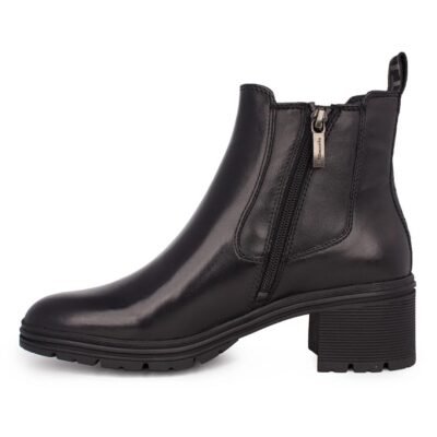 TAMARIS ΓΥΝΑΙΚΕΙΑ ΔΕΡΜΑΤΙΝΑ ΜΠΟΤΑΚΙΑ 1-25456-43 001 BLACK - Image 3