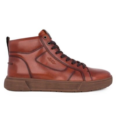 TAMARIS MEN ΑΝΔΡΙΚΑ ΔΕΡΜΑΤΙΝΑ ΜΠΟΤΑΚΙΑ 1-15201-43 305 COGNAC