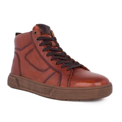 TAMARIS MEN ΑΝΔΡΙΚΑ ΔΕΡΜΑΤΙΝΑ ΜΠΟΤΑΚΙΑ 1-15201-43 305 COGNAC - Image 2