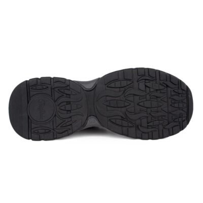 BUFFALO ΑΝΔΡΙΚΑ ΥΦΑΣΜΑΤΙΝΑ SNEAKERS TRIPLET HOLLOW VNTG BLACK/SILVER VEGAN NAPPA/MESH - Image 5