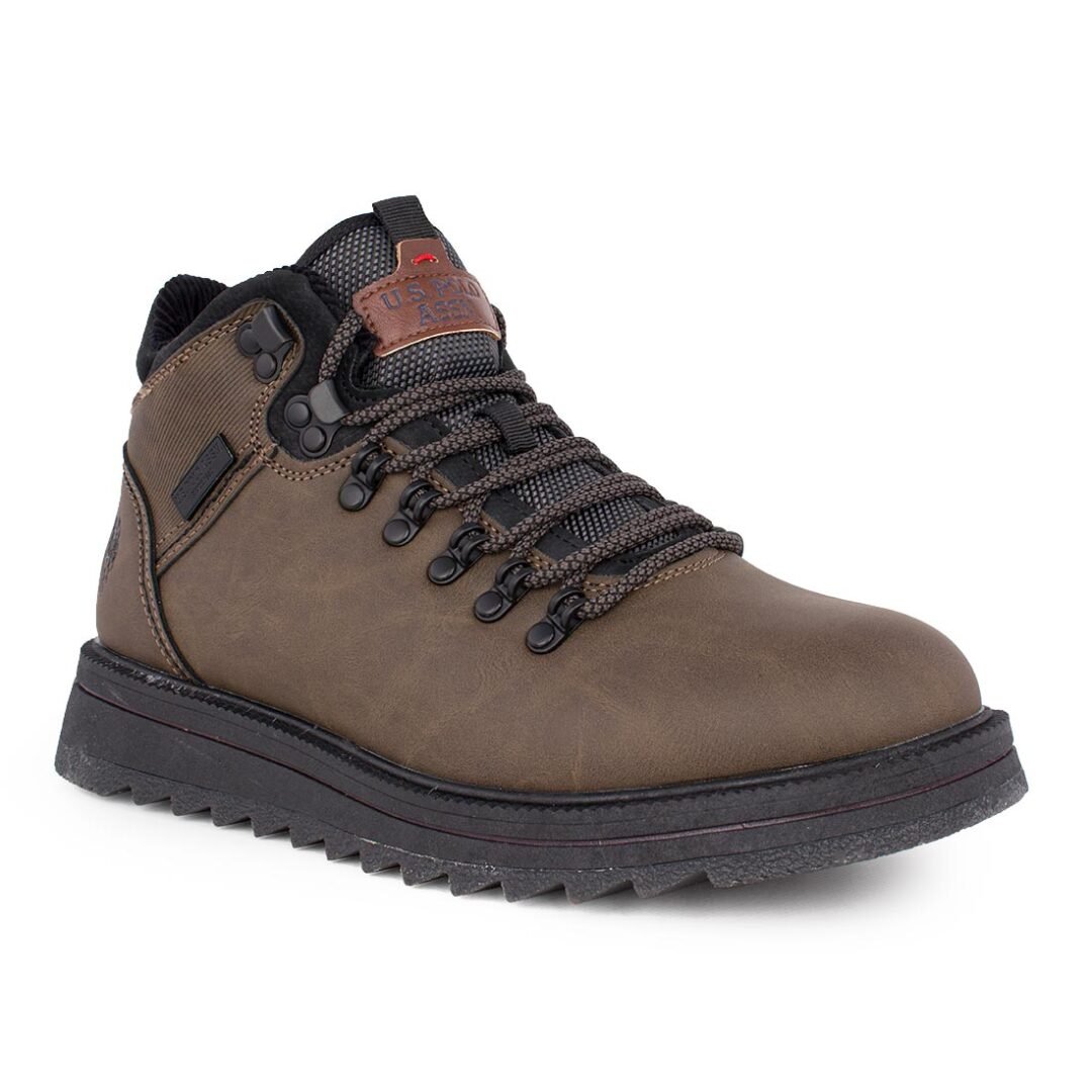 US POLO ΑΝΔΡΙΚΑ ΜΠΟΤΑΚΙΑ VIKING002 TAUPE - Image 2