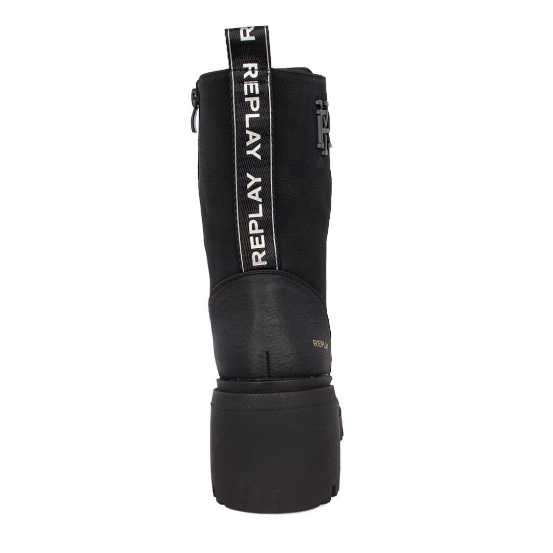 REPLAY ΓΥΝΑΙΚΕΙΑ ΑΡΒΥΛΑΚΙΑ ΜΕ ΤΑΚΟΥΝΙ MARTY RY RN840003S 0003 BLACK - Image 4