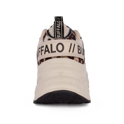 BUFFALO ΓΥΝΑΙΚΕΙΑ SNEAKERS PARA BEIGE/BLACK/LEO VEGAN NAPPA/NUBUCK - Image 4