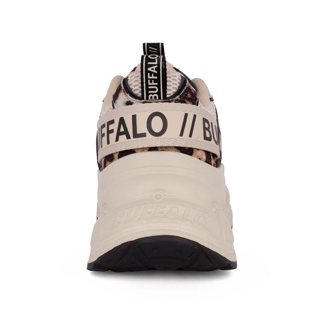 BUFFALO ΓΥΝΑΙΚΕΙΑ SNEAKERS PARA BEIGE/BLACK/LEO VEGAN NAPPA/NUBUCK - Image 4