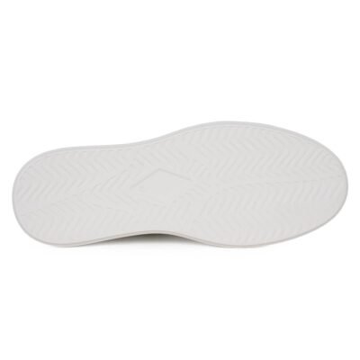 BOSS SHOES ΑΝΔΡΙΚΑ ΔΕΡΜΑΤΙΝΑ SNEAKERS B5720 WHITE TUMBLE - Image 5