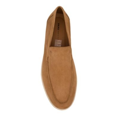 FRAU ΑΝΔΡΙΚΑ ΔΕΡΜΑΤΙΝΑ LOAFERS 32D0 13546 COGNAC SUEDE - Image 5