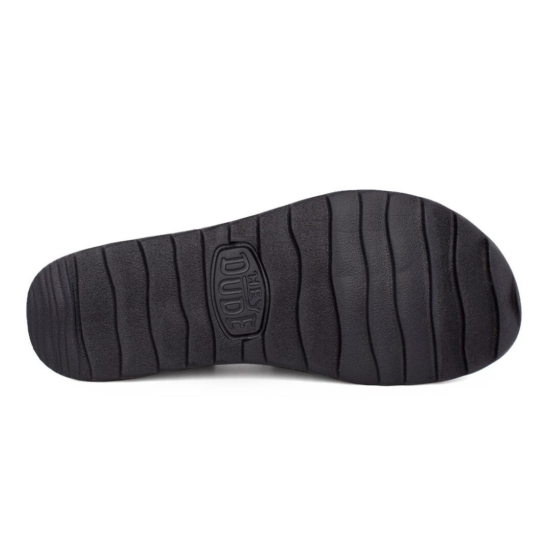HEY DUDE ΓΥΝΑΙΚΕΙΑ ΣΠΟΡ FLATFORM ΠΕΔΙΛΑ DELRAY BUCKLE CLASSIC BLACK - Image 4