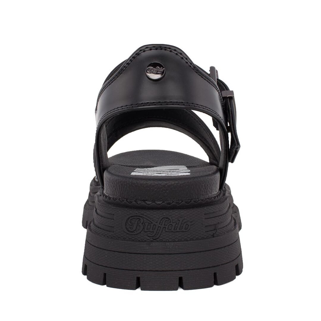BUFFALO ΓΥΝΑΙΚΕΙΑ ΠΕΔΙΛΑ LENNOX TS SANDAL BLACK VEGAN BOX - Image 5