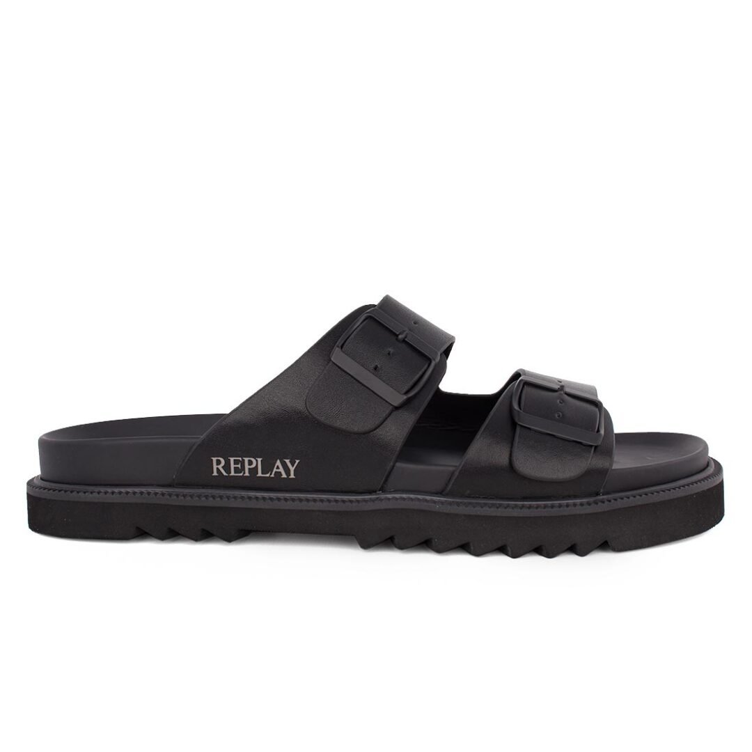 REPLAY ΑΝΔΡΙΚΑ SLIDES HALLAN CITY RF5Z0001S 0003 BLACK