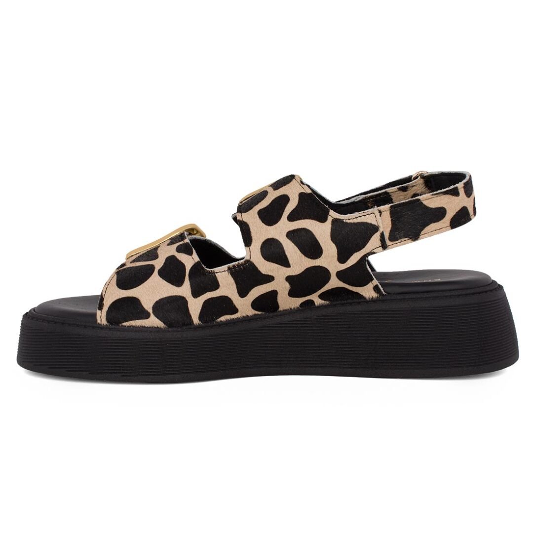 KOMIS & KOMIS ΓΥΝΑΙΚΕΙΑ ΔΕΡΜΑΤΙΝΑ FLATFORM ΠΕΔΙΛΑ C34 GIRAFFE - Image 3
