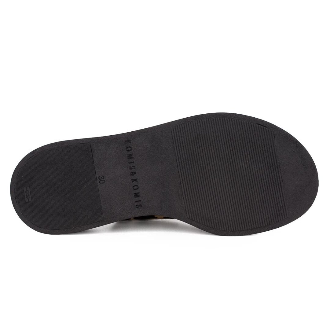 KOMIS & KOMIS ΓΥΝΑΙΚΕΙΑ ΔΕΡΜΑΤΙΝΑ FLATFORM ΠΕΔΙΛΑ C34 GIRAFFE - Image 4