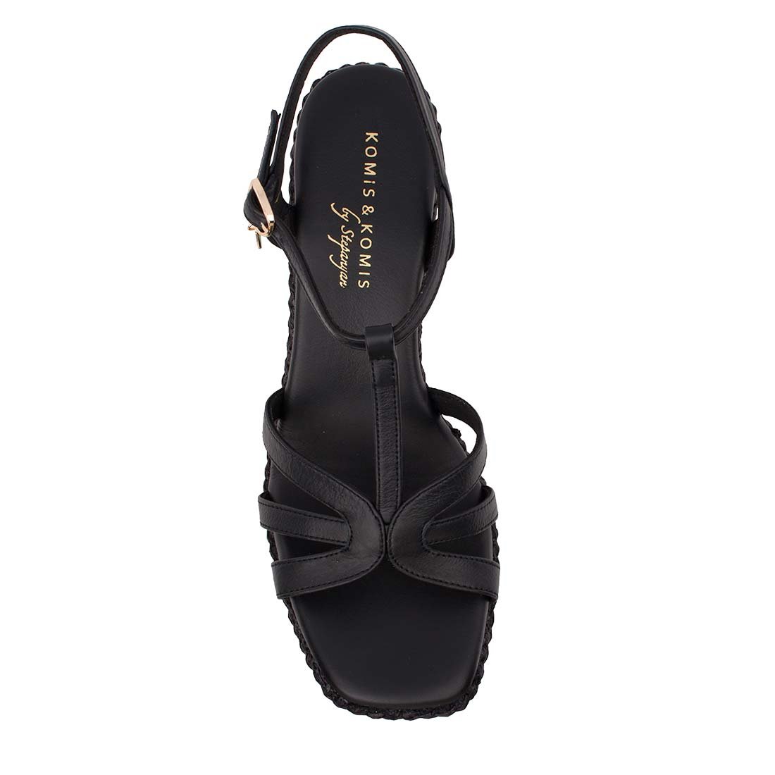 KOMIS & KOMIS ΓΥΝΑΙΚΕΙΕΣ ΔΕΡΜΑΤΙΝΕΣ ΠΛΑΤΦΟΡΜΕΣ C406 BLACK - Image 5