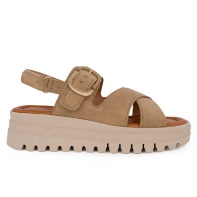 TAMARIS ΓΥΝΑΙΚΕΙΑ ΔΕΡΜΑΤΙΝΑ ΠΕΔΙΛΑ 1-28704-44 341 TAUPE