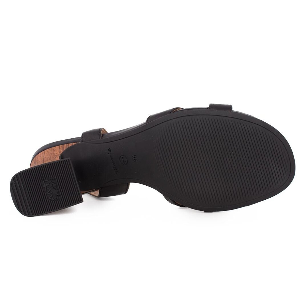 TAMARIS ΓΥΝΑΙΚΕΙΑ ΔΕΡΜΑΤΙΝΑ ΠΕΔΙΛΑ 1-28364-44 001 BLACK - Image 4