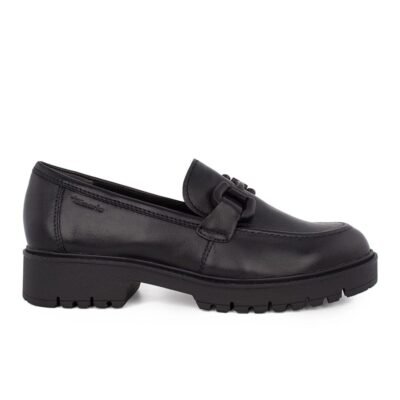 TAMARIS ΓΥΝΑΙΚΕΙΑ ΔΕΡΜΑΤΙΝΑ LOAFERS 1-24733-45 003 BLACK LEATHER