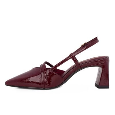 TAMARIS ΓΥΝΑΙΚΕΙΕΣ SLINGBACK ΓΟΒΕΣ 1-29660-45 568 MERLOT PATENT - Image 3