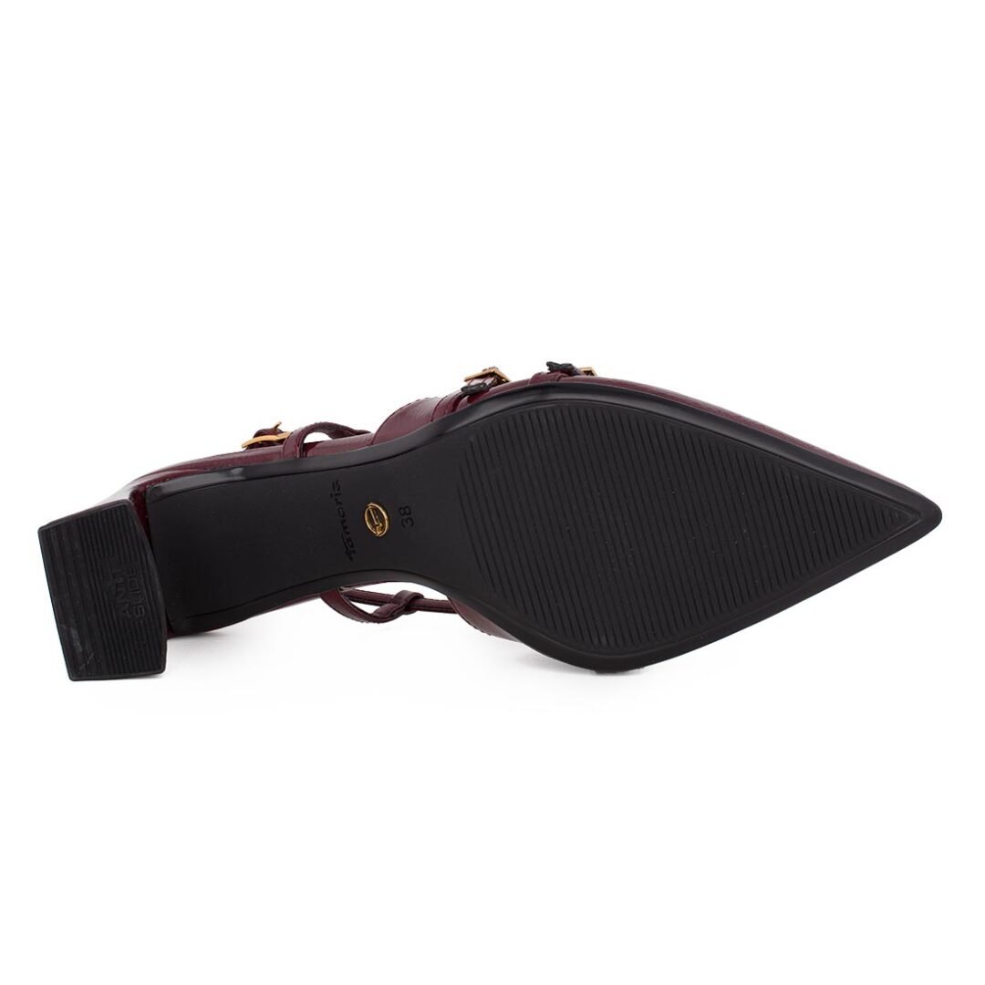 TAMARIS ΓΥΝΑΙΚΕΙΕΣ SLINGBACK ΓΟΒΕΣ 1-29660-45 568 MERLOT PATENT - Image 4