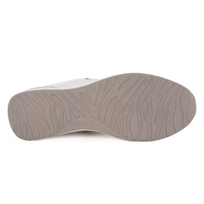 TAMARIS ΓΥΝΑΙΚΕΙΑ ΔΕΡΜΑΤΙΝΑ SNEAKERS 1-23739-45 100 WHITE - Image 5