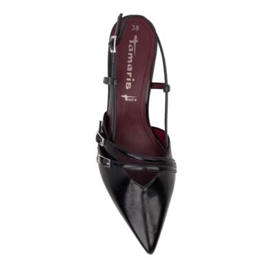 TAMARIS ΓΥΝΑΙΚΕΙΕΣ SLINGBACK ΓΟΒΕΣ 1-29660-45 001 BLACK - Image 5