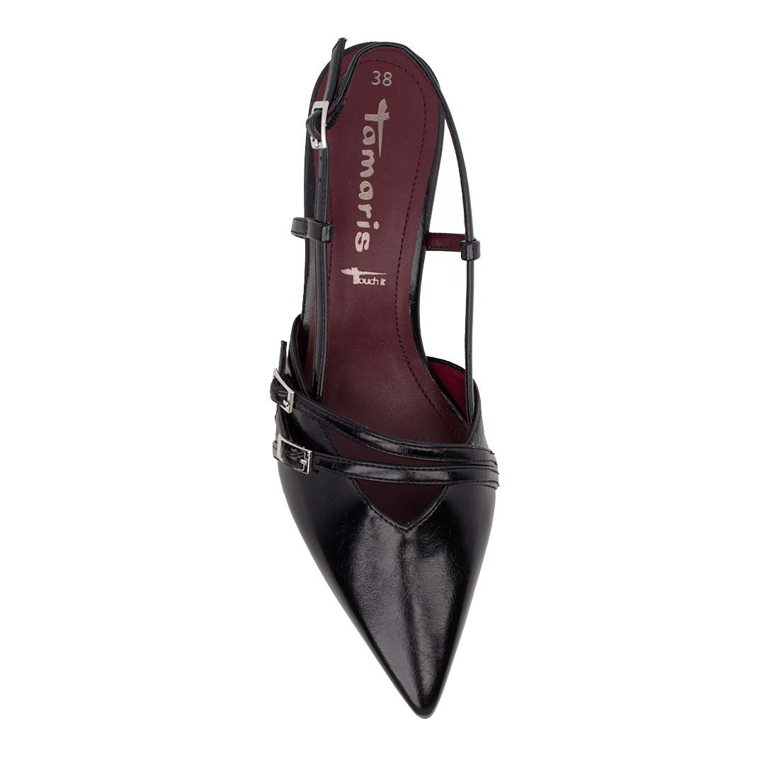 TAMARIS ΓΥΝΑΙΚΕΙΕΣ SLINGBACK ΓΟΒΕΣ 1-29660-45 001 BLACK - Image 5