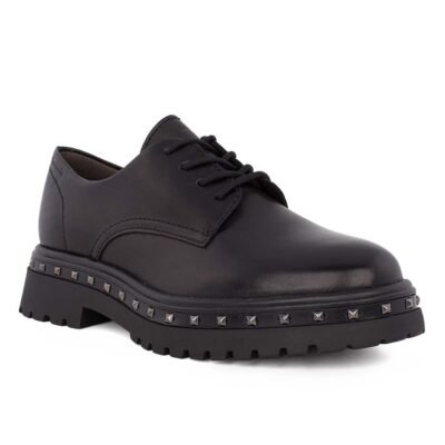 TAMARIS ΓΥΝΑΙΚΕΙΑ ΔΕΡΜΑΤΙΝΑ OXFORD 1-23748-45 001 BLACK - Image 2