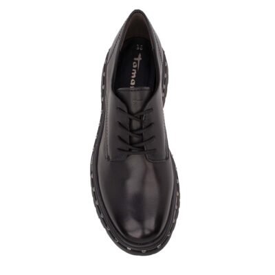 TAMARIS ΓΥΝΑΙΚΕΙΑ ΔΕΡΜΑΤΙΝΑ OXFORD 1-23748-45 001 BLACK - Image 5
