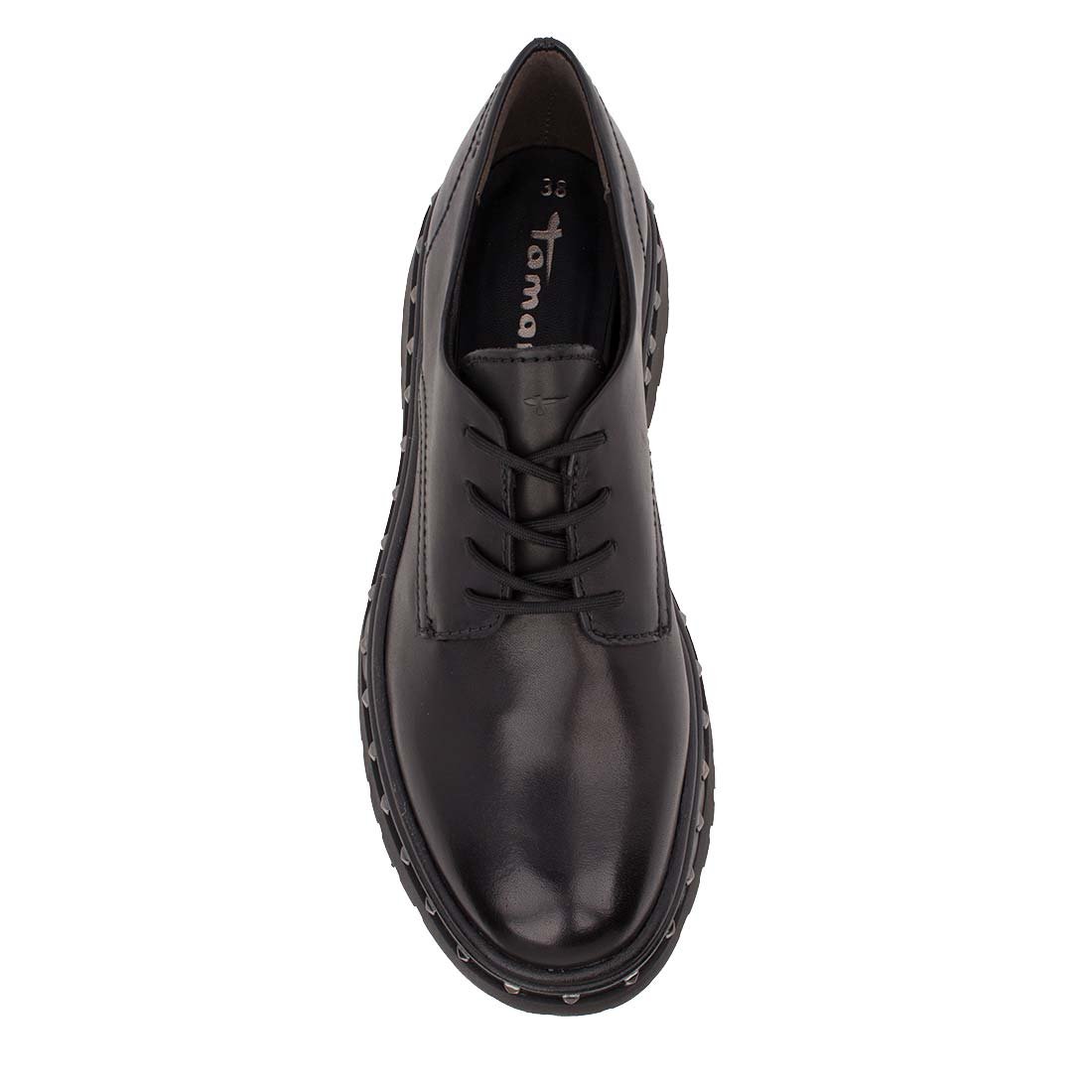 TAMARIS ΓΥΝΑΙΚΕΙΑ ΔΕΡΜΑΤΙΝΑ OXFORD 1-23748-45 001 BLACK - Image 5