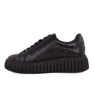 TAMARIS ΓΥΝΑΙΚΕΙΑ ΔΕΡΜΑΤΙΝΑ SNEAKERS 1-23778-45 003 BLACK LEATHER - Image 3