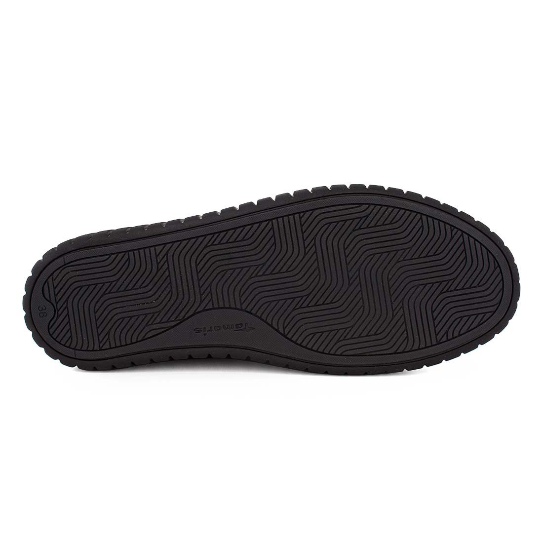 TAMARIS ΓΥΝΑΙΚΕΙΑ ΔΕΡΜΑΤΙΝΑ SNEAKERS 1-23778-45 003 BLACK LEATHER - Image 5