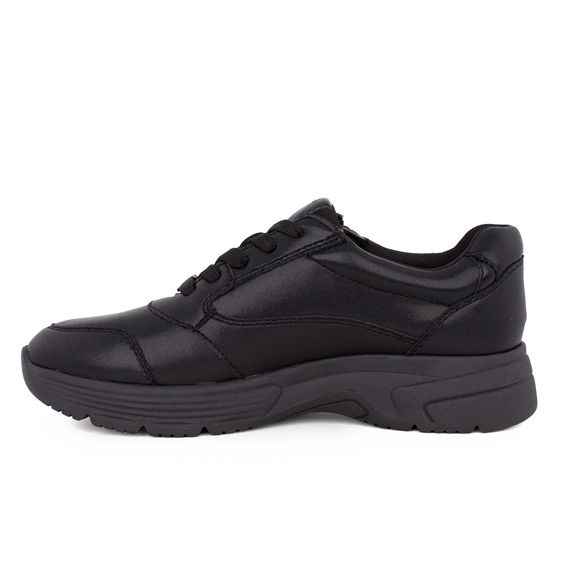 TAMARIS COMFORT ΓΥΝΑΙΚΕΙΑ ΔΕΡΜΑΤΙΝΑ SNEAKERS 8-83704-45 004 BLACK NAP UNI - Image 3