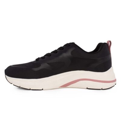 TAMARIS ΓΥΝΑΙΚΕΙΑ ΥΦΑΣΜΑΤΙΝΑ SNEAKERS 1-23782-45 001 BLACK - Image 4