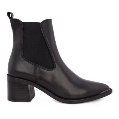 TAMARIS ΓΥΝΑΙΚΕΙΑ ΔΕΡΜΑΤΙΝΑ CHELSEA ΜΠΟΤΑΚΙΑ 1-25301-45 003 BLACK