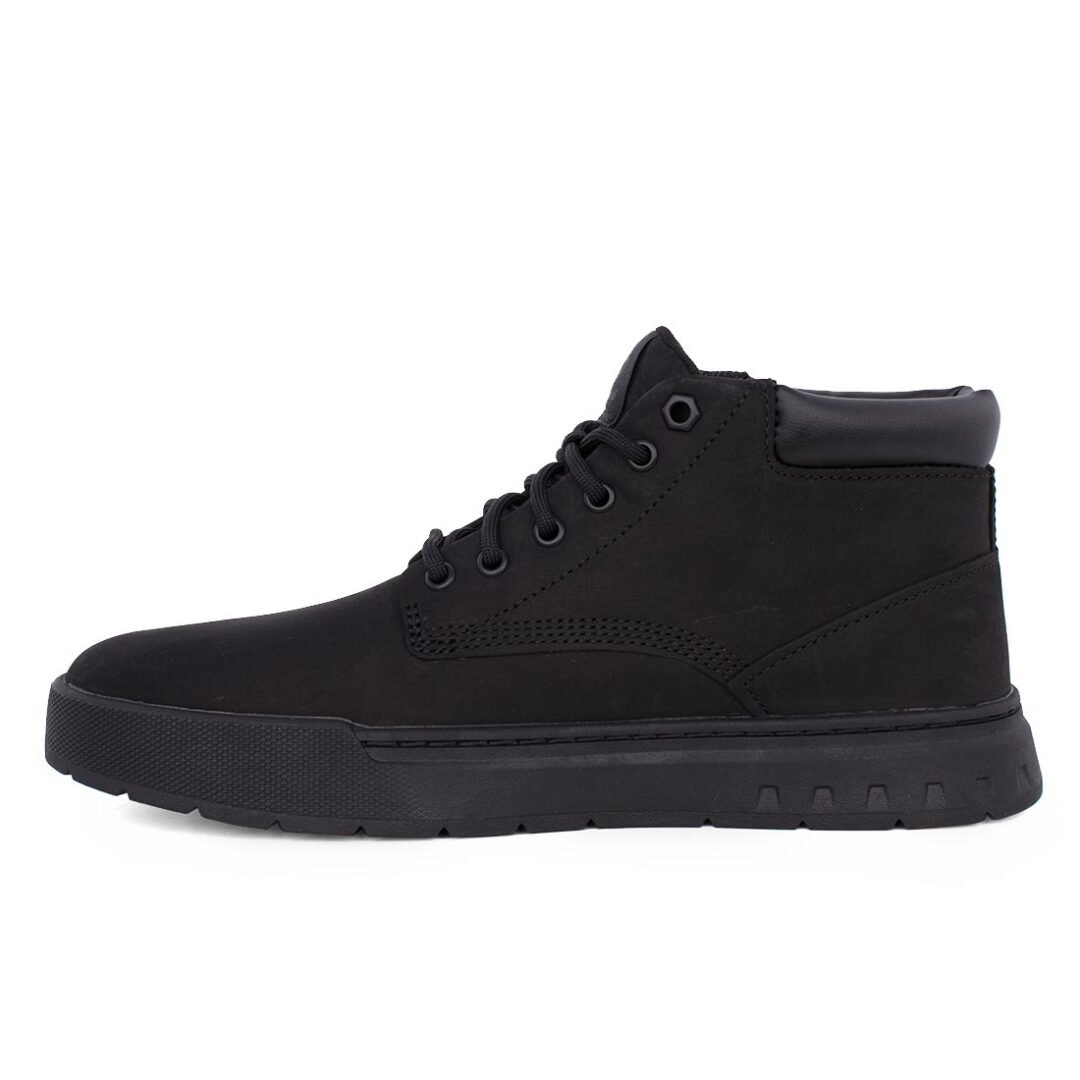 TIMBERLAND ΑΝΔΡΙΚΑ ΔΕΡΜΑΤΙΝΑ ΜΠΟΤΑΚΙΑ MAPLE GROVE MID LACE UP A658N 0011 BLACK - Image 3