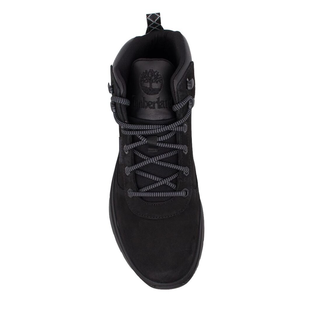 TIMBERLAND ΑΝΔΡΙΚΑ ΔΕΡΜΑΤΙΝΑ ΜΠΟΤΑΚΙΑ FIELD TREKKER MID LACE UP A1ZPU 0151 JET BLACK - Image 5