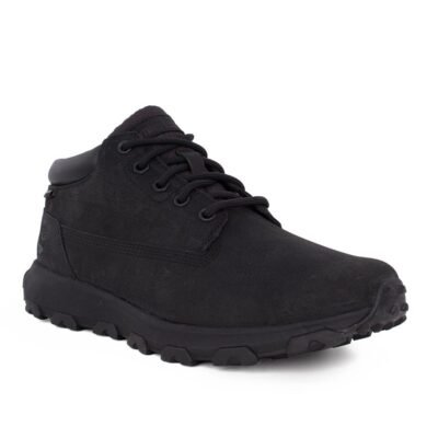 TIMBERLAND ΑΝΔΡΙΚΑ ΔΕΡΜΑΤΙΝΑ ΑΔΙΑΒΡΟΧΑ ΜΠΟΤΑΚΙΑ WINSOR PARK MID GTX A5YAN 0151 JET BLACK - Image 2