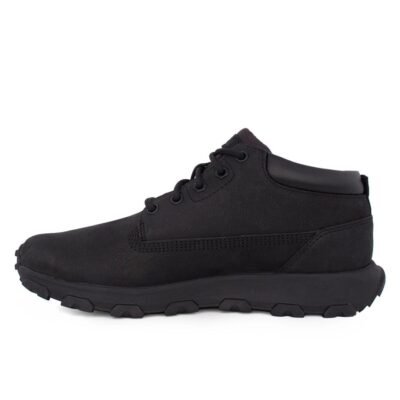 TIMBERLAND ΑΝΔΡΙΚΑ ΔΕΡΜΑΤΙΝΑ ΑΔΙΑΒΡΟΧΑ ΜΠΟΤΑΚΙΑ WINSOR PARK MID GTX A5YAN 0151 JET BLACK - Image 3