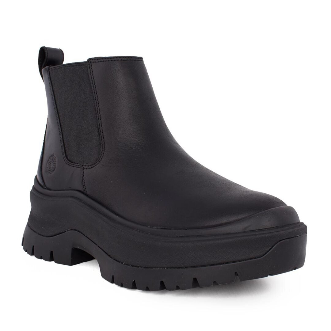 TIMBERLAND ΓΥΝΑΙΚΕΙΑ ΔΕΡΜΑΤΙΝΑ CHELSEA ΜΠΟΤΑΚΙΑ ROXIE LANE MID CHELSEA A28XM W021 BLACK FULL GRAIN - Image 2