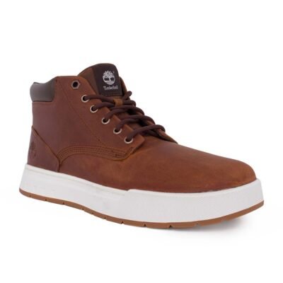 TIMBERLAND ΑΝΔΡΙΚΑ ΔΕΡΜΑΤΙΝΑ ΜΠΟΤΑΚΙΑ MAPLE GROVE MID LACE UP A297Q 3581 MEDIUM BROWN - Image 2