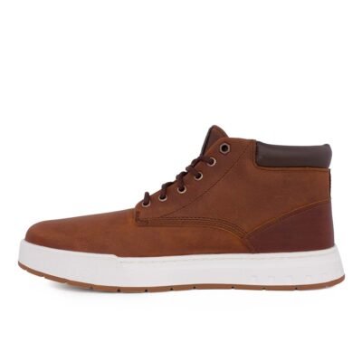 TIMBERLAND ΑΝΔΡΙΚΑ ΔΕΡΜΑΤΙΝΑ ΜΠΟΤΑΚΙΑ MAPLE GROVE MID LACE UP A297Q 3581 MEDIUM BROWN - Image 3