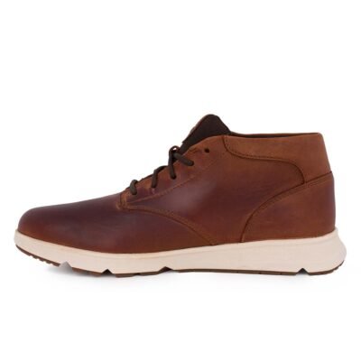 TIMBERLAND ΑΝΔΡΙΚΑ ΔΕΡΜΑΤΙΝΑ ΜΠΟΤΑΚΙΑ PARKER STREET MID LACE UP A6C7T EM61 RUST FULL GRAIN - Image 3
