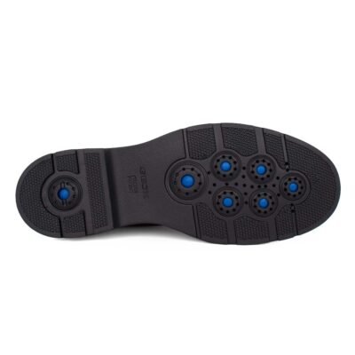 GEOX ΑΝΔΡΙΚΑ ΔΕΡΜΑΤΙΝΑ CHELSEA ΜΠΟΤΑΚΙΑ U SPHERICA EC1 C BLACK - Image 4