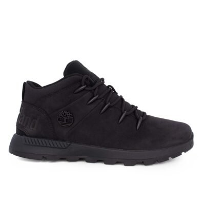TIMBERLAND ΑΝΔΡΙΚΑ ΔΕΡΜΑΤΙΝΑ ΜΠΟΤΑΚΙΑ SPRINT TREKKER MID LACE UP A1YN5 0151 JET BLACK