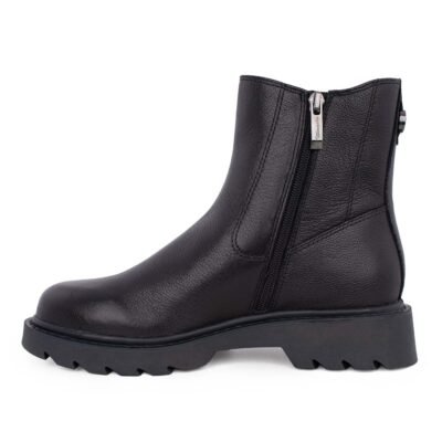 TAMARIS ΓΥΝΑΙΚΕΙΑ ΔΕΡΜΑΤΙΝΑ ΜΠΟΤΑΚΙΑ 1-25429-45 001 BLACK - Image 3