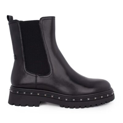TAMARIS ΓΥΝΑΙΚΕΙΑ ΔΕΡΜΑΤΙΝΑ CHELSEA ΜΠΟΤΑΚΙΑ 1-25424-45 001 BLACK