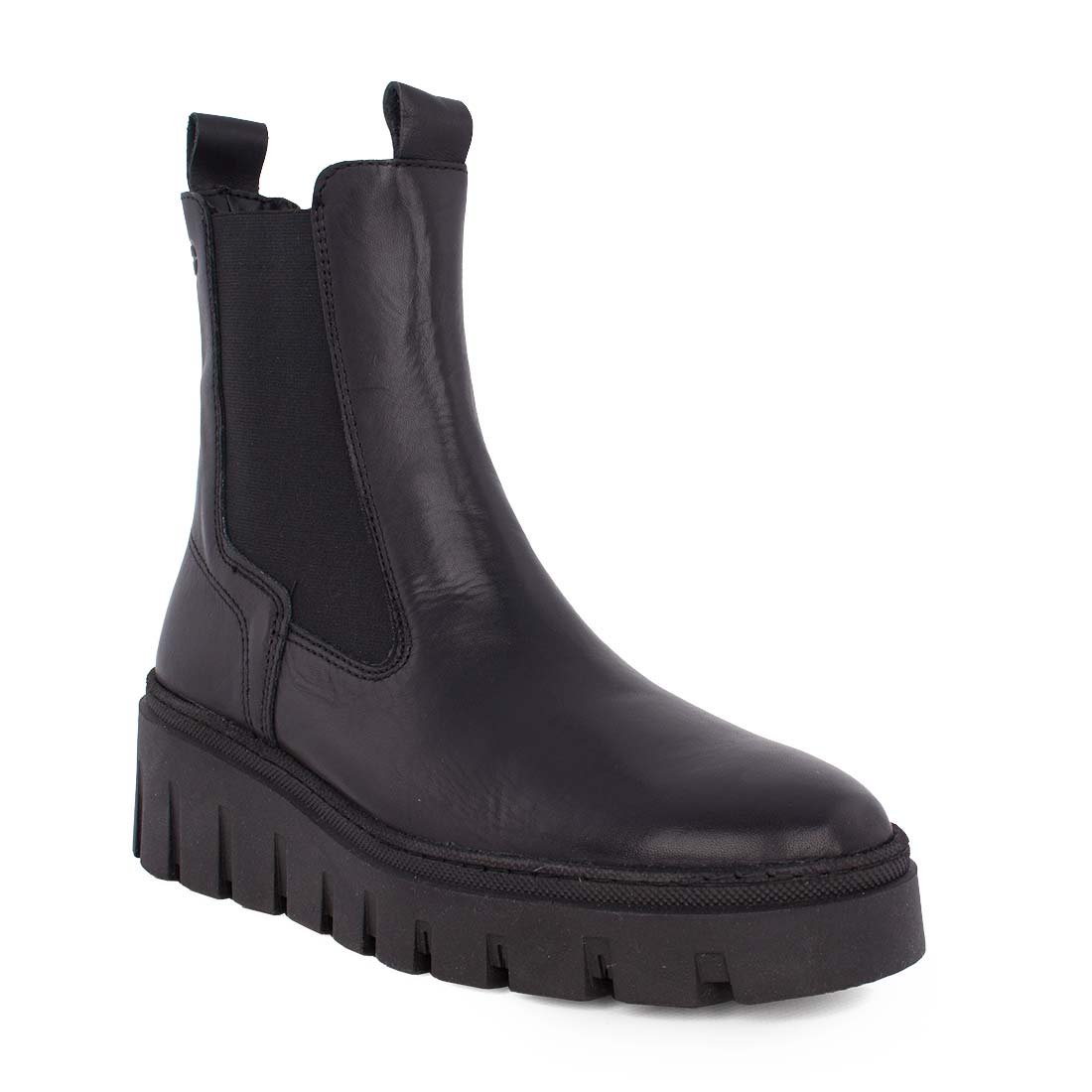 TAMARIS ΓΥΝΑΙΚΕΙΑ ΔΕΡΜΑΤΙΝΑ CHELSEA ΜΠΟΤΑΚΙΑ 1-25489-45 001 BLACK - Image 2
